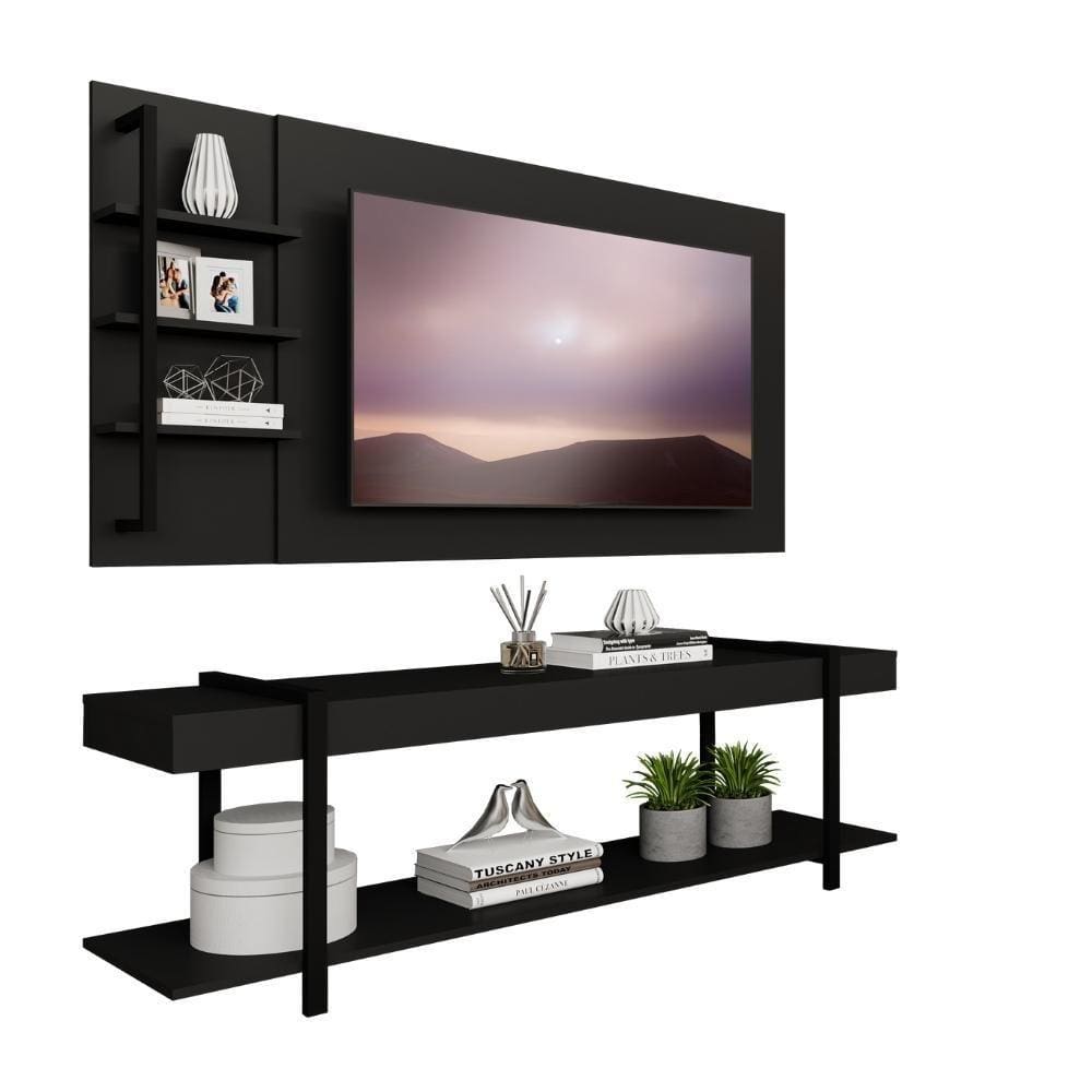 Rack c/ Painel para Tv até 50` Ohio Carraro
