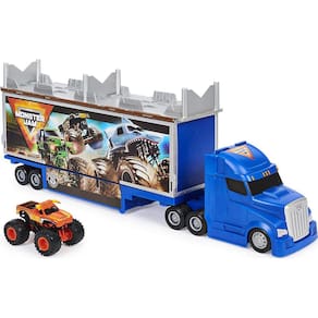 Caminhão transformador 2 em 1 com o exclusivo caminhão monstro El Toro Loco