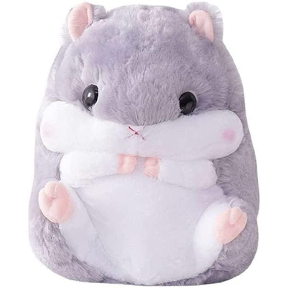 Brinquedo de pelúcia Hamster cinza de 15,6 polegadas