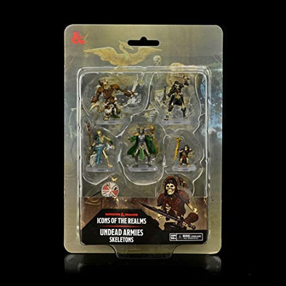 Ícones dos Reinos: Exércitos de mortos-s - esqueletos, 7 figuras, miniaturas