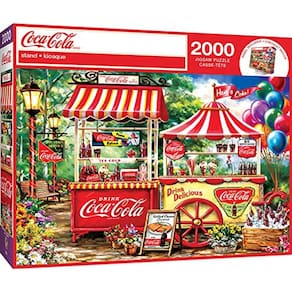 Quebra-cabeça de 2000 peças, suporte para Coca-Cola, 99 x 68 cm