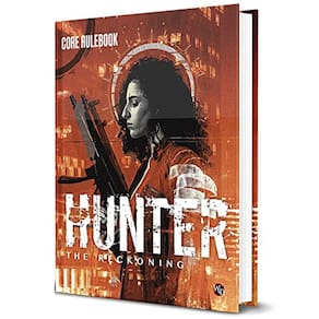 Livro de regras principal do Hunter RPG 5E em cores