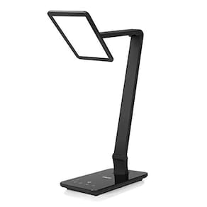 Lâmpada de mesa LED, regulável, porta USB