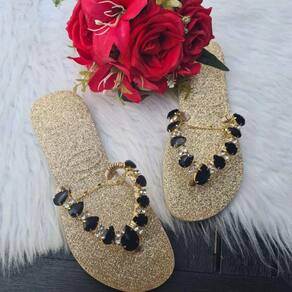 Havaianas Feminina Personalizada com Glitter e Pedraria