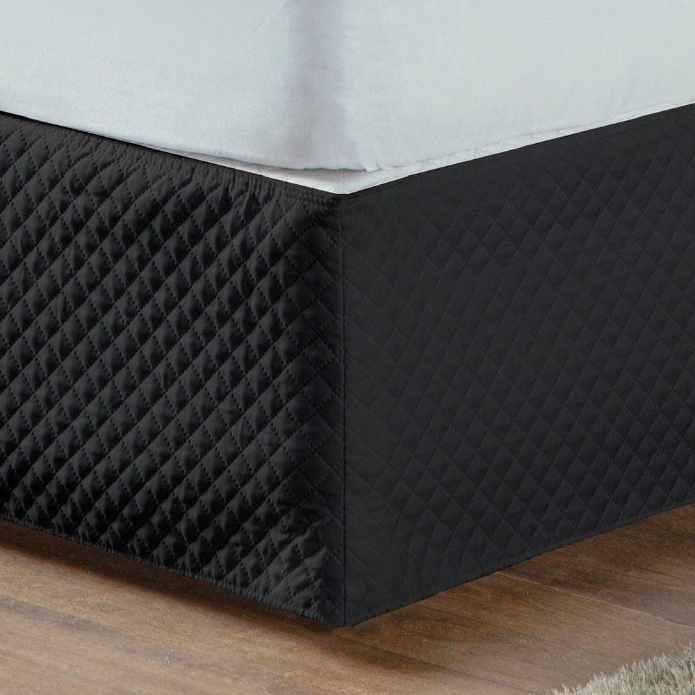Saia Box Solteiro Basic Matelada Preto