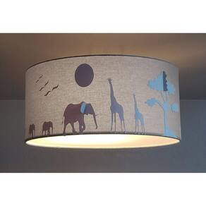 Luminária Plafon 2 Focos 15W Savana Tom Luz Iluminação Cinza