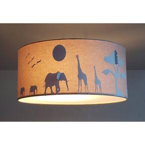 Luminária Plafon 2 Focos 15W Savana Tom Luz Iluminação Caqui