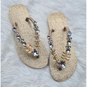 Havaianas Feminina Customizada Praiana
