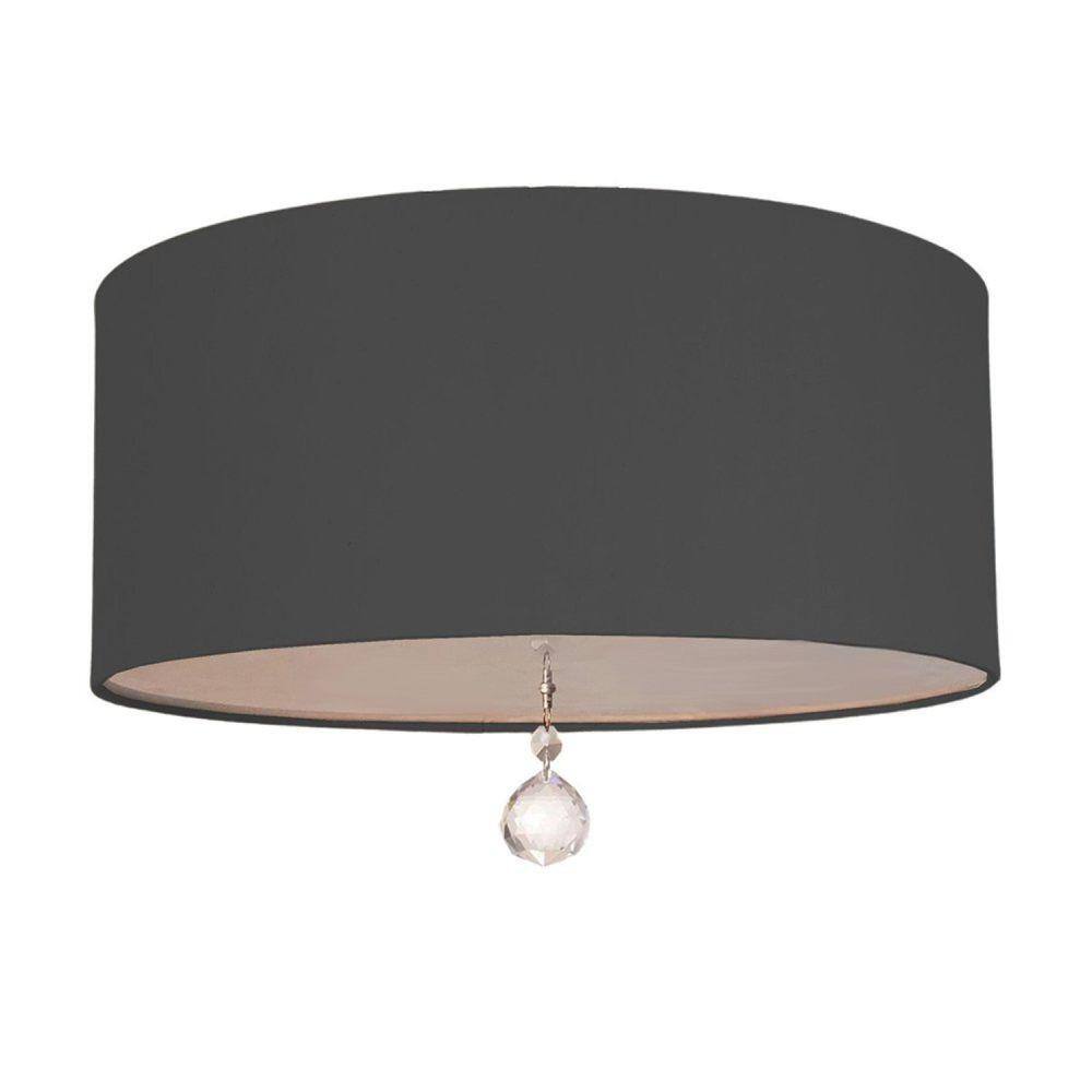 Plafon Redondo 30x30cm Lili 4910 Tom Luz Iluminação Preto