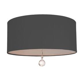 Plafon Redondo 30x30cm Lili 4910 Tom Luz Iluminação Preto