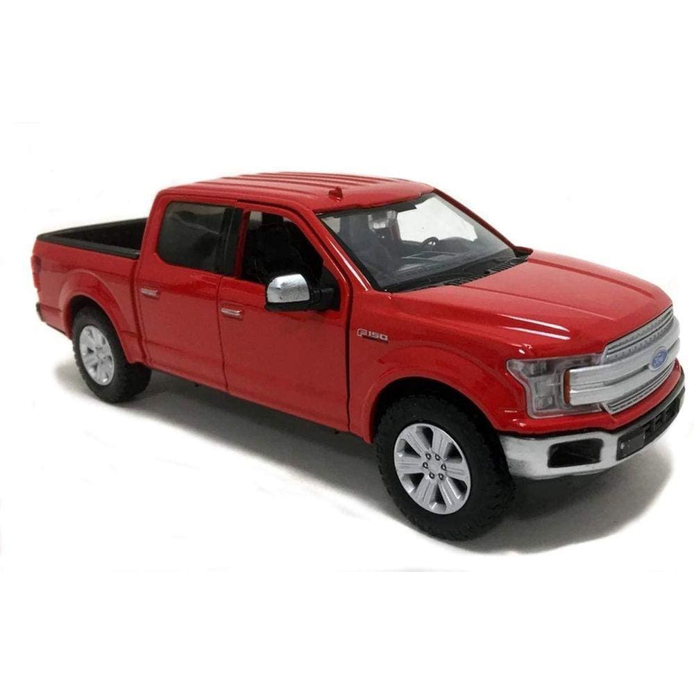 Carro Ford F-150 Lariat Red Diecast Modelo 1:24-1:27