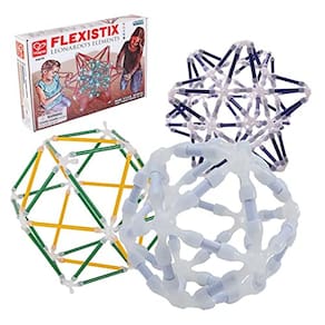 Brinquedo de construção Flexisx Elements, conjunto de construção STEM, conjunto de brinquedos educativos
