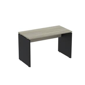 Mesa para Escritório Retangular 120cmx60cm P25 Nogueira Casablanca/Branco