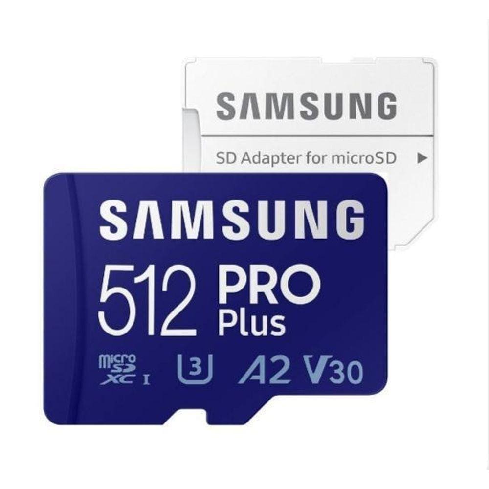 Cartão de Memória Samsung Pro Plus 512 GB - 130 MB/s