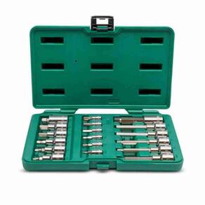 Jogo Soquete Bits Allen 1/4" 1/2" 18 Peças ST09053SJ