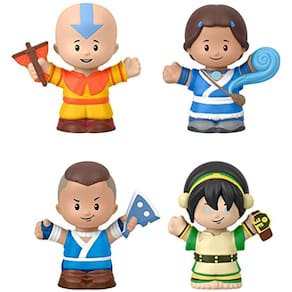 Conjunto de presente de avatar Little People Collector, 4 bonecos, de 1 a 112 anos