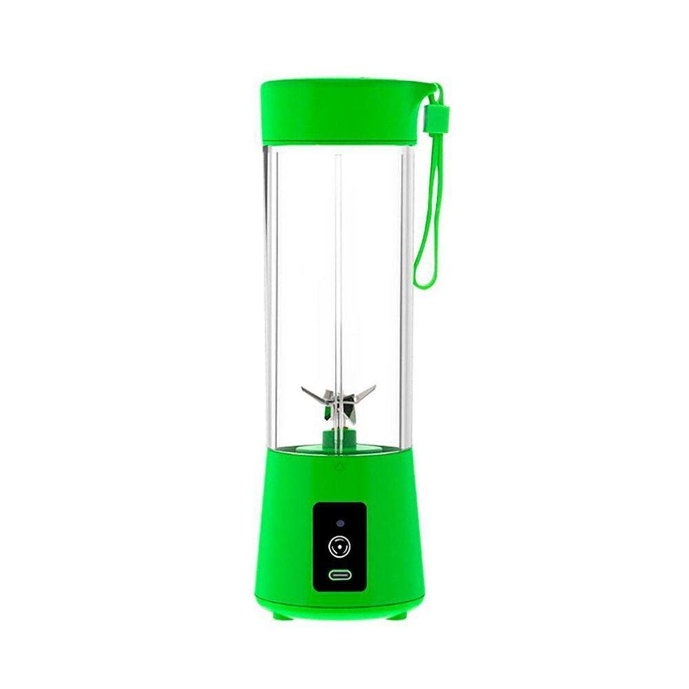 Mini Liquidificador Portátil USB 380ml 6 Lâminas