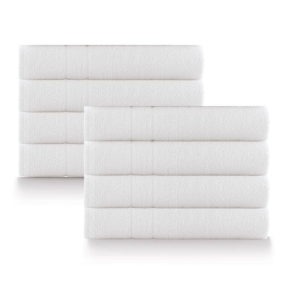 Toalha Profissional Mônaco Branca 0,70x1,35m - 8 Peças