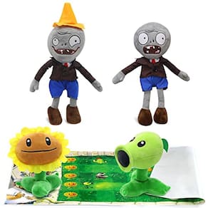 Conjuntos de brinquedos de pelúcia PVZ Plush Dolls 5 unidades