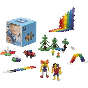 Conjunto Open Play - 600 peças - Blocos de quebra-cabeça básicos de mistura de cores para crianças