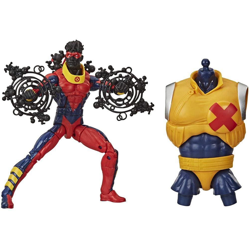 Boneco de ação Marvel Legends Sunspot, brinquedo de 6 polegadas com design premium e 2 acessórios