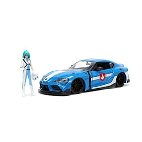 Carro de brinquedo Robotech Supra com boneco Max Sterling, escala 1:24, para crianças e adultos