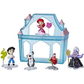 Princess Ariel Advent. Com 5 bonecas, acesso., vitrine — Toy Kids 3+