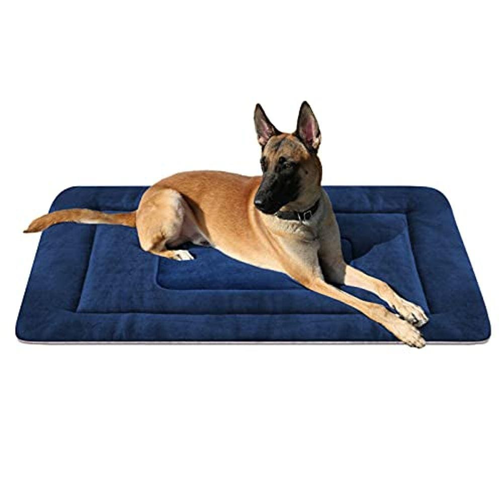 Tapete de cama antiderrapante para cães - almofada de cama Crate de 107 cm