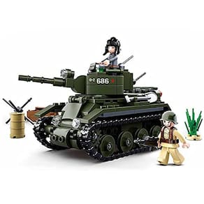 Tanque BT-7 da 2ª Guerra Mundial, blocos de construção, 3+ (347 unidades)