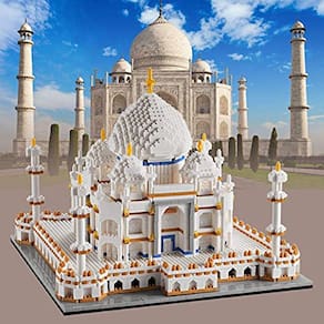 Conjunto de blocos Taj Mahal. Adequado para adultos e amadores