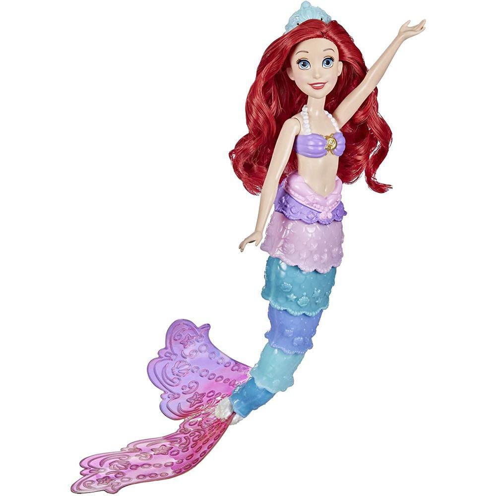 Boneca Princess Ariel Color Change, brinquedo aquático para meninas a partir de 3 anos