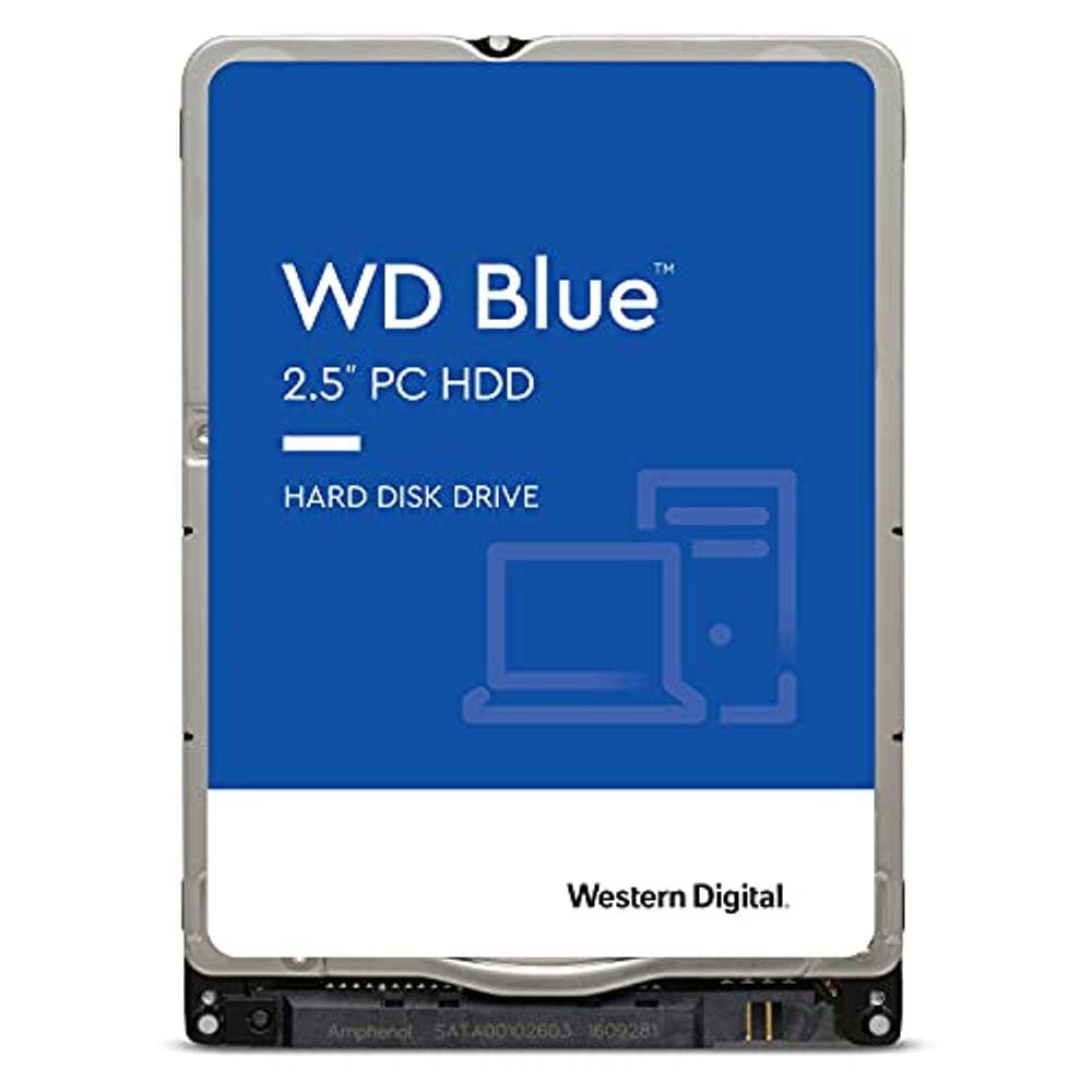 HDD móvel azul WD de 500 GB - 5400 RPM, SATA de 6 Gb/s, 16 MB, 2,5"