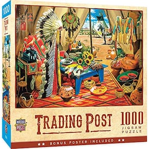 Poste de negociação de quebra-cabeças de 1000 peças 49 x 68 cm