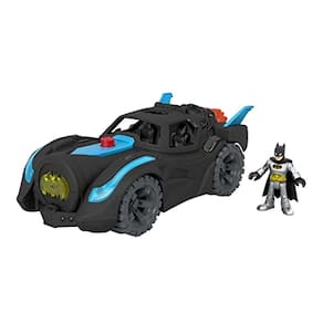 Imaginext Batmobile ilumina sons, brinquedo pré-escolar do Batman