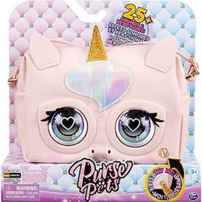 Purse Pets Glamicorn Interactive, mais de 25 sons, brinquedos para meninas, maiores de 5 anos, lista de brinquedos natalinos de 2021