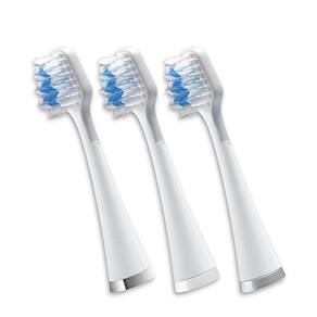 Cabeças de escova Triple Sonic, brancas