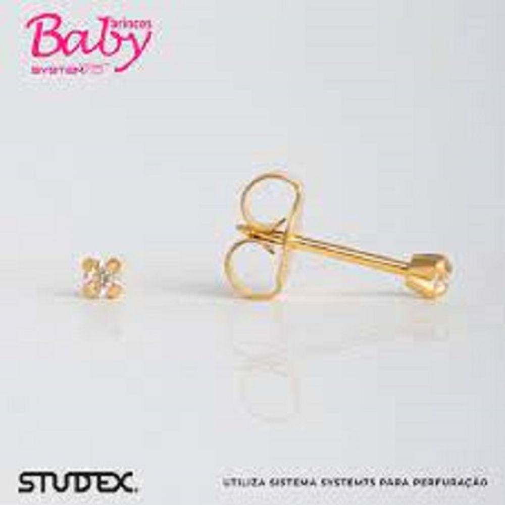 Brinco Studex System 75 Baby Tiffany Cristal 2Mm - Cod 133