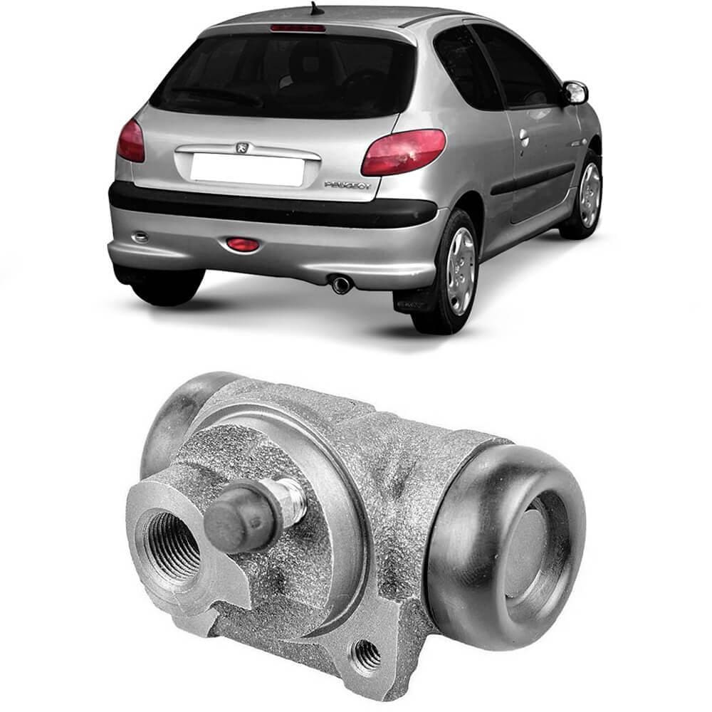 Cilindro Burrinho Roda Peugeot 206 207 Traseiro Controil