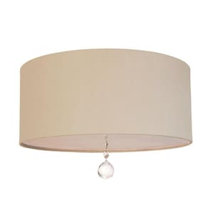 Plafon Redondo 30x30cm Lili 4908 Tom Luz Iluminação Caqui