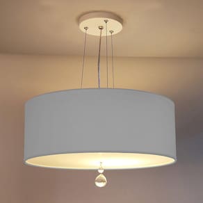 Luminária 3 Focos 15w 4949 Tom Luz Iluminação Cinza