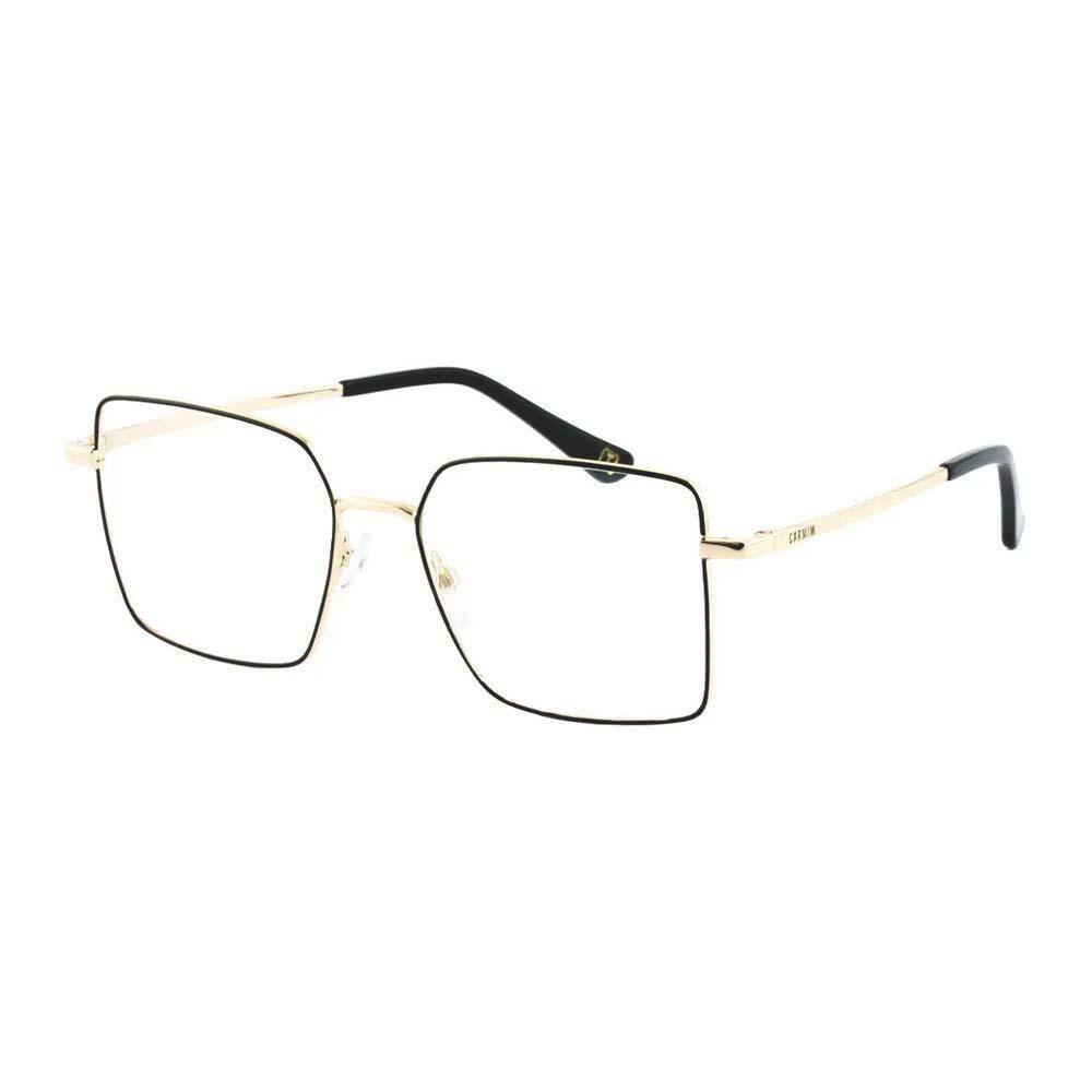 Armação Carmim CRM41637C1 Metal Feminino Preta 55mm
