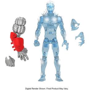 Brinquedo Marvel Legends Iceman, design premium, 1 boneco