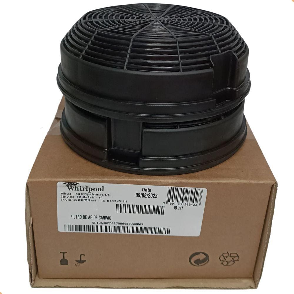 2 Filtros De Ar Carvão Ativado Bai60 Ca060 Ca090 Bai91