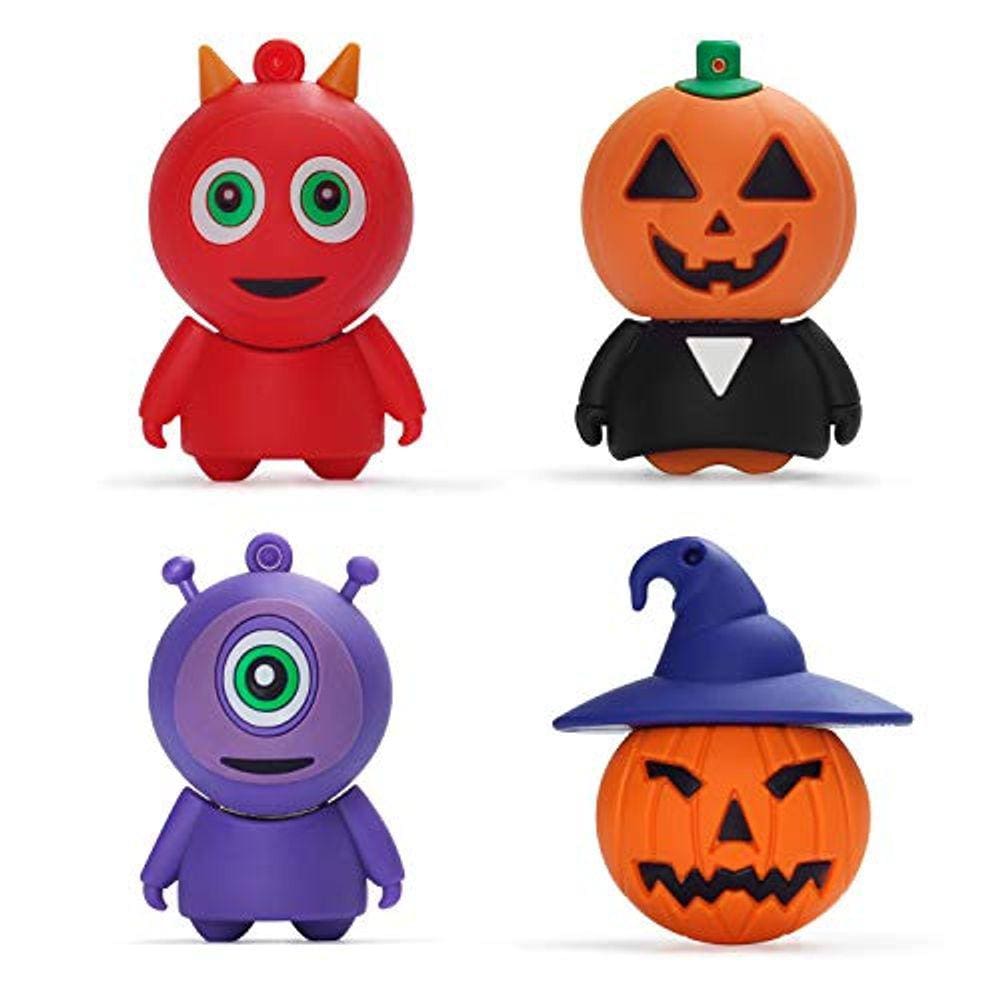 Stick de memória USB de Halloween de 4 x 32GB para estudantes