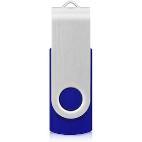 Pacote com 10 unidades flash USB KEXIN de 8 GB, azul