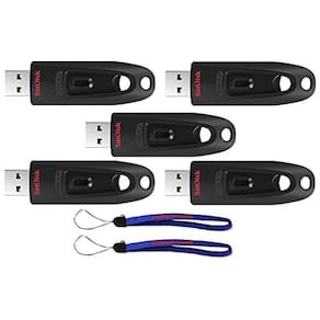 Unidade de memória flash SanDisk USB 3.0 (32 GB, pacote com 5) - pacote com (2) cordão