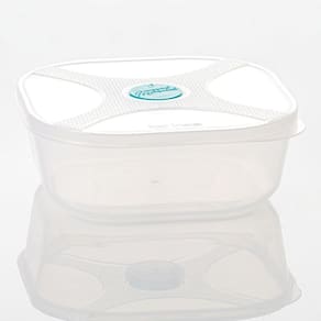 Pote Multiuso Quadrado 320ml com Válvula Verde - Top Line