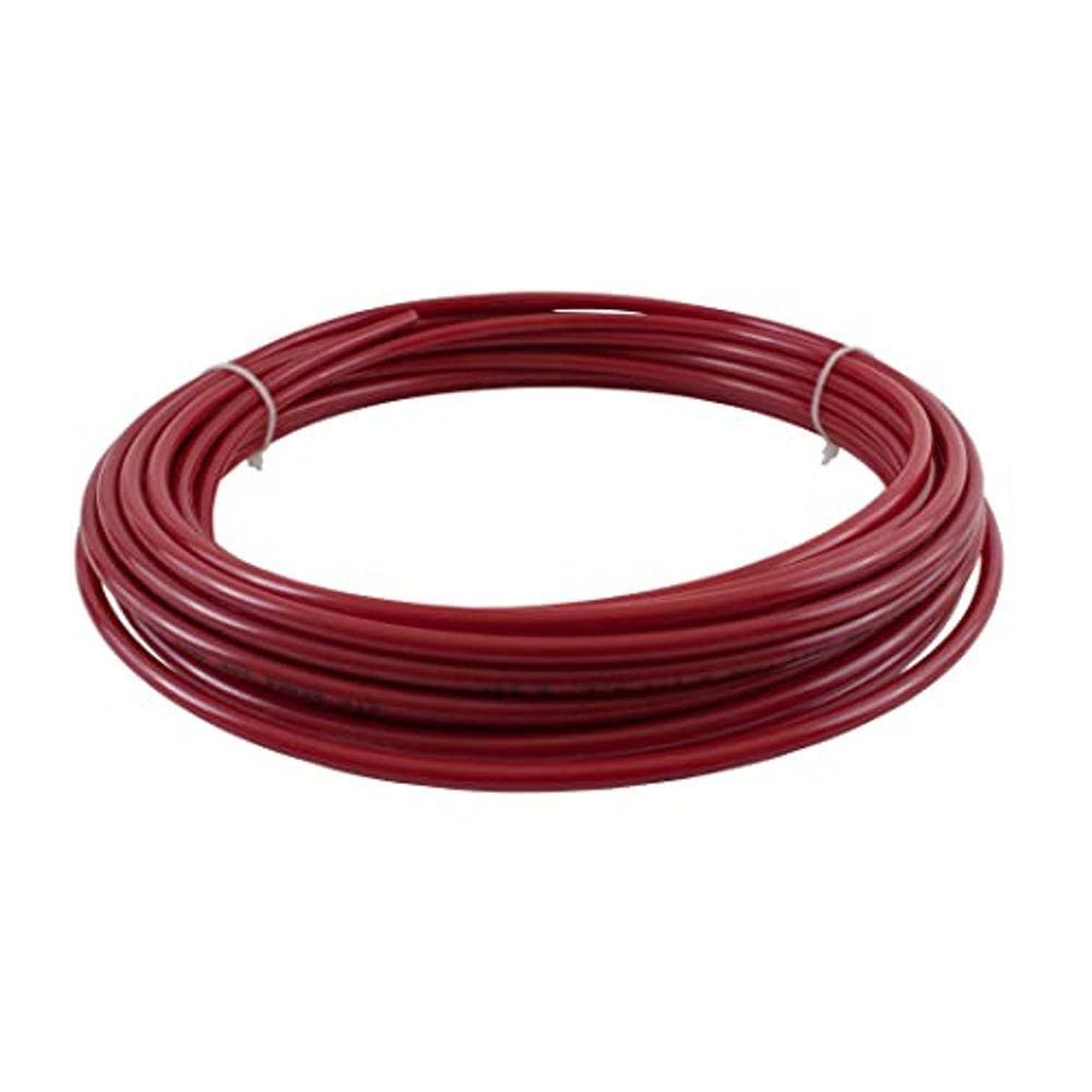 Tubo de freio pneumático de 50 pés de nylon vermelho