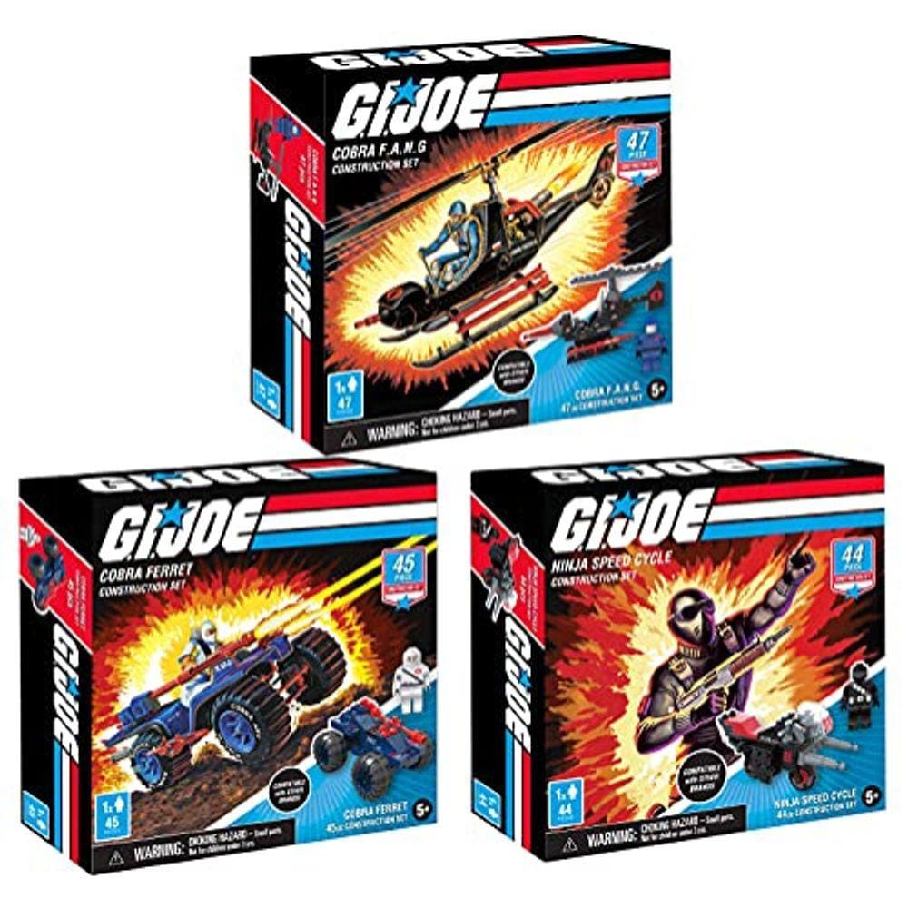 Conjuntos de construção de veículos militares Clever GI Joe (129 peças, 12M)