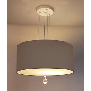 Pendente de Teto LED 30x15cm 4918 Tom Luz Iluminação Preto